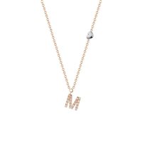 Collana Buonocore Donna in Oro rosa Diamante 0.10 Ct 012C-M-DP - 012C-M-DP